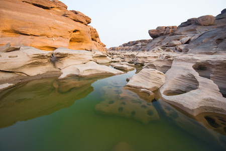 Sam Phan Bok  The Grand Canyon of Thailandの写真素材