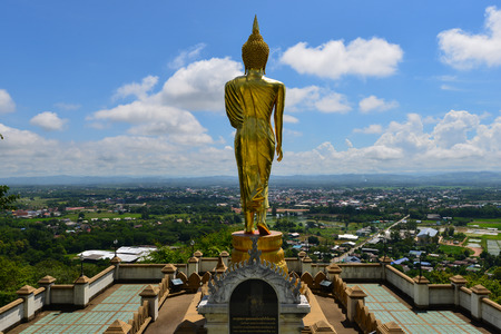 View Point Wat Phra That Kao Noi of Nan Province in Thailand.の写真素材