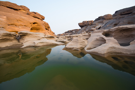 Sam Phan Bok  The Grand Canyon of Thailandの写真素材