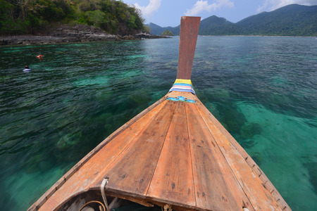 Koh Lipe is a small island in the Adang-Rawi Archipelago of the Andaman Sea, in Satun Province of southwest Thailandの写真素材