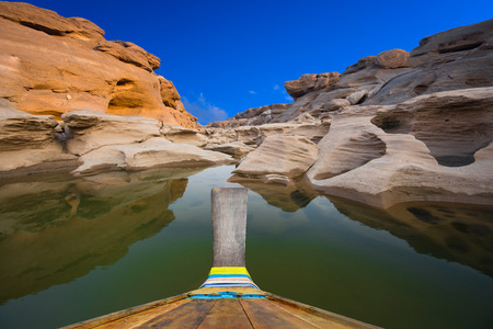Sam Phan Bok  The Grand Canyon of Thailandの写真素材