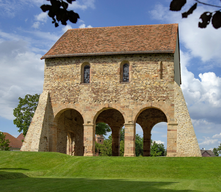 World Cultural Heritage Monastery Lorsch in Hesse Germanyの写真素材