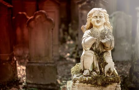Jewish tombstons of Dalsheim Gemany の写真素材