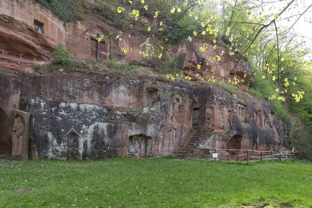 World Heritage Hermitage of Bretzenheim in Rhineland-Palatinate Germany. Prehistoric place.の写真素材