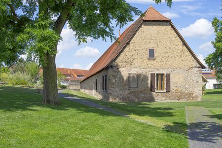 World Cultural Heritage Monastery Lorsch in Hesse Germanyの写真素材