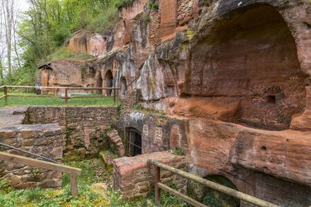 Hermitage of Bretzenheim in Rhineland-Palatinate Germany. Prehistoric place.の写真素材