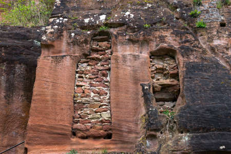 Hermitage of Bretzenheim in Rhineland-Palatinate Germany. Prehistoric place.の写真素材