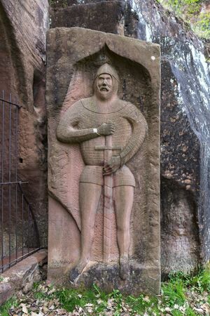 World Heritage Hermitage of Bretzenheim in Rhineland-Palatinate Germany. Prehistoric place.の写真素材