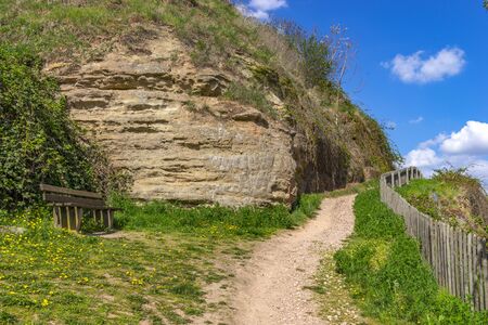 Hiking area Bad Kreuznach, Rhineland-Palatinate, in the springの写真素材