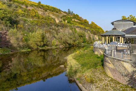 View of Bad Kreuznach, Rhineland-Palatinate, Germany, Autumnのeditorial素材
