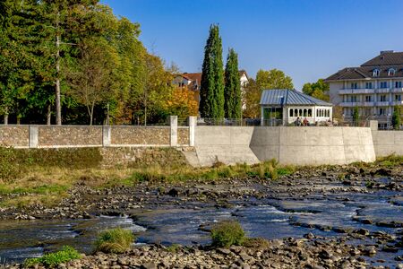 Bad Kreuznach, Germany - October 16 2016: "View of Bad Kreuznach City in Rhineland-Palatinate Germany"; Rhineland-Palatinateのeditorial素材