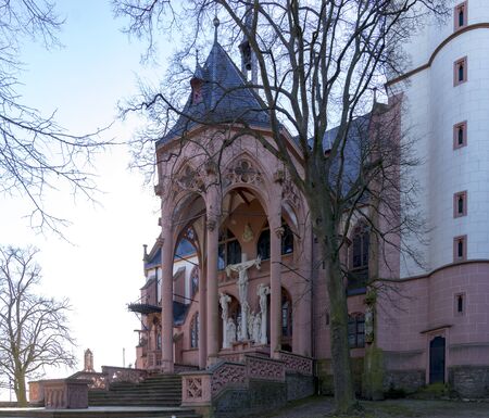 Rochus Kapelle Chapel above Bingen / Rhine, Rhineland Palatinate, Germanyの写真素材