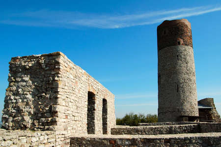 Ruins of old castleの写真素材