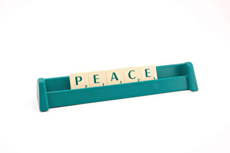 Peace inscriptionの写真素材
