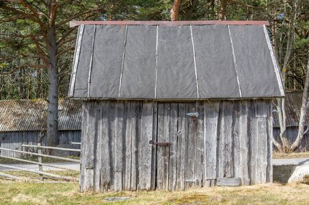 Old Fishermans Shedの写真素材