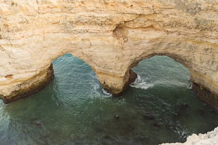 Marinha beach, Algarve, Portugalの写真素材