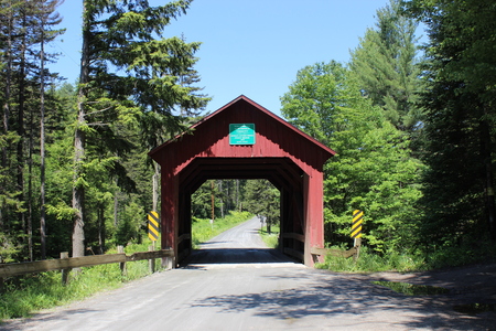 Mosley  Stony Brook Covered Bridge in Northfield, VT built in 1899
