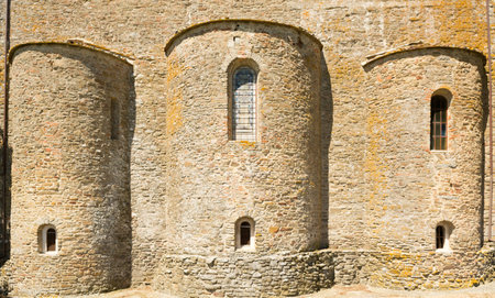 Farneta Abbey in 1014 in Cortona, Tuscany, Italyの写真素材