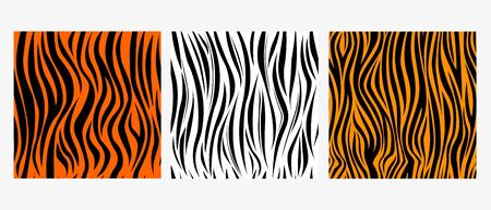 Skin-striped seamless pattern. The concept of the style of zebraのイラスト素材