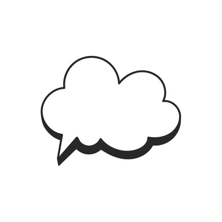 Geometric frames hand drawn icon set. Arrows pointers with speech bubbles and lightning bolts for artistic creative vector designのイラスト素材