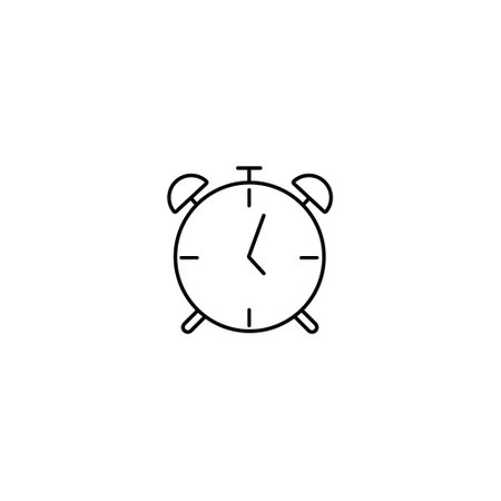 Time and clock line icons. Vector linear icon set.のイラスト素材