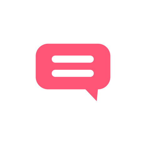 Chat icon symbol vector illustrationのイラスト素材