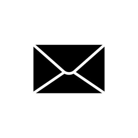 Email envelope icon vector illustrationのイラスト素材