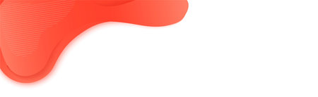 3d orange vector abstract background curve waves with straight line. Red futuristic gradient liquid glossy bright backdrop. Lighting colorful motion waving shiny linesのイラスト素材