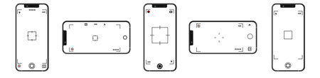 Smart camera interface with options for photo and video modes, zoom, and a clear viewfinder, making...