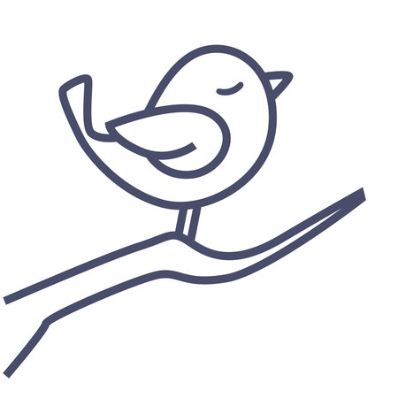 Cheerful summer-themed frame featuring playful children, a cute bird, and nature-inspired accents.のイラスト素材