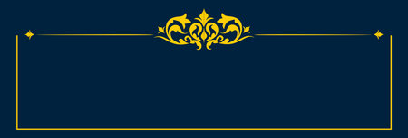 A set of ornate vintage borders, ideal for classic decoration, invitations, or craft projects.のイラスト素材