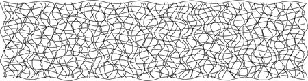 Intricate wavy grid pattern with distortion, ideal for backgrounds and abstract design themes.