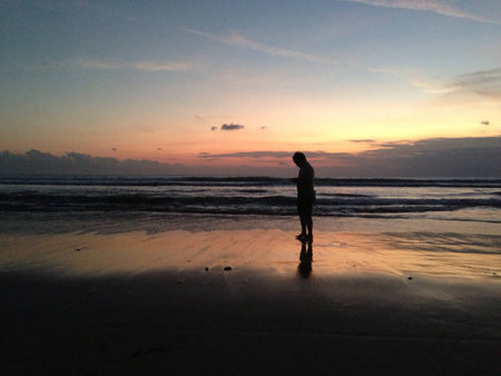 Alone under the sunset