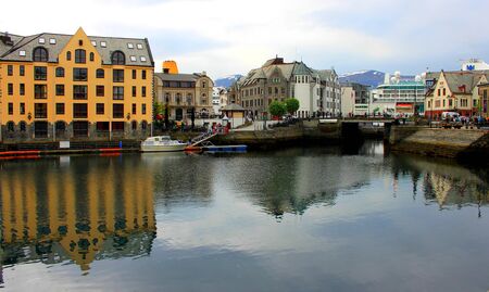 Alesund - Venice of Norwayのeditorial素材