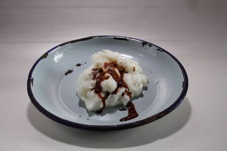 Porridge and gravy - staple food in Africa