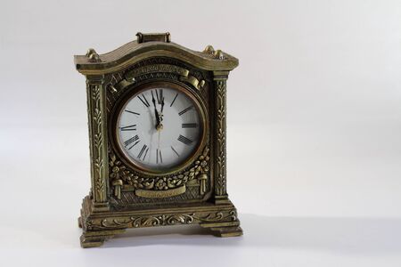 A clock showing the last minute of time