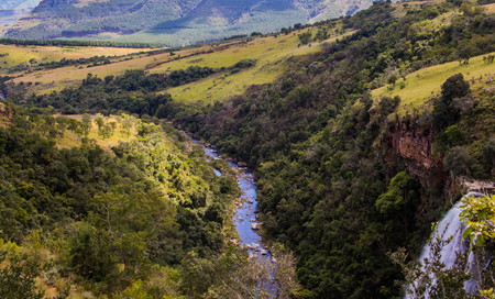 African landscape in Mpumalanga South Africa for background use image with copy space in landscape formatの写真素材