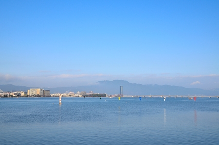 Lake Biwaの写真素材