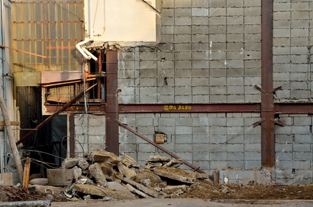 Demolition workのeditorial素材