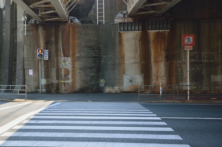 Pedestrian crossingのeditorial素材