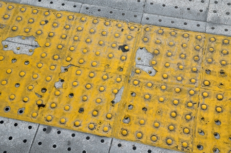 Tactile floor blocksの写真素材