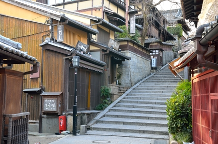 Kyoto Kiyomizu-dera Temple Omotesandoのeditorial素材