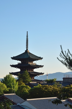 Kyoto's Yasaka pagodaのeditorial素材