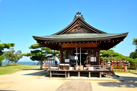 Shiga karasaki shrineのeditorial素材