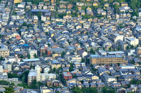 Kyoto City landscapeの写真素材