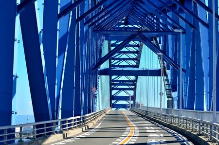 Chitose Bridge in Osakaの写真素材
