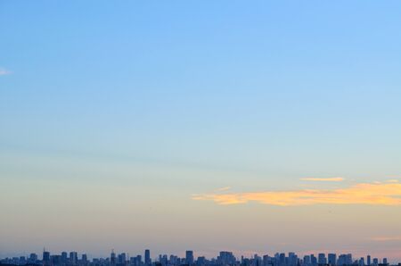 Urban landscape of Osaka