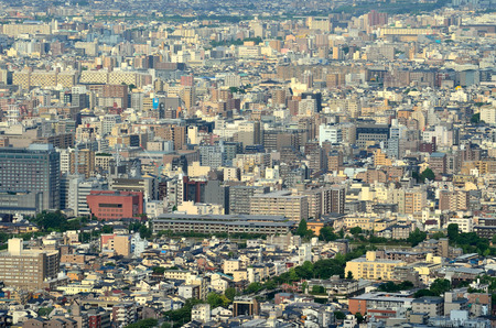Kyoto City landscapeのeditorial素材