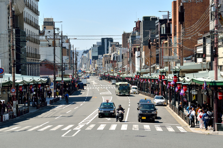 Kyoto Shijo-Doriのeditorial素材