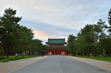 Of the Kyoto Heian Jingu Shrineのeditorial素材